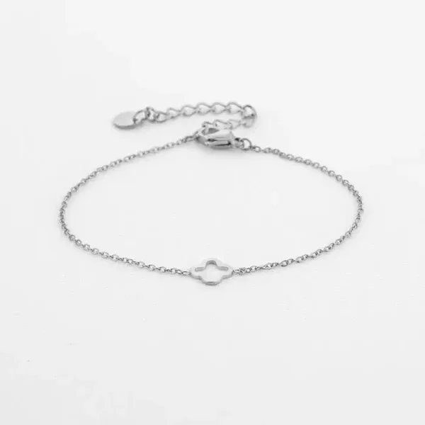 Klavertje armband simple