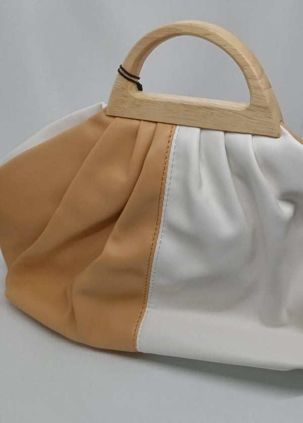 Caramel & Vanilla Clutch Bag