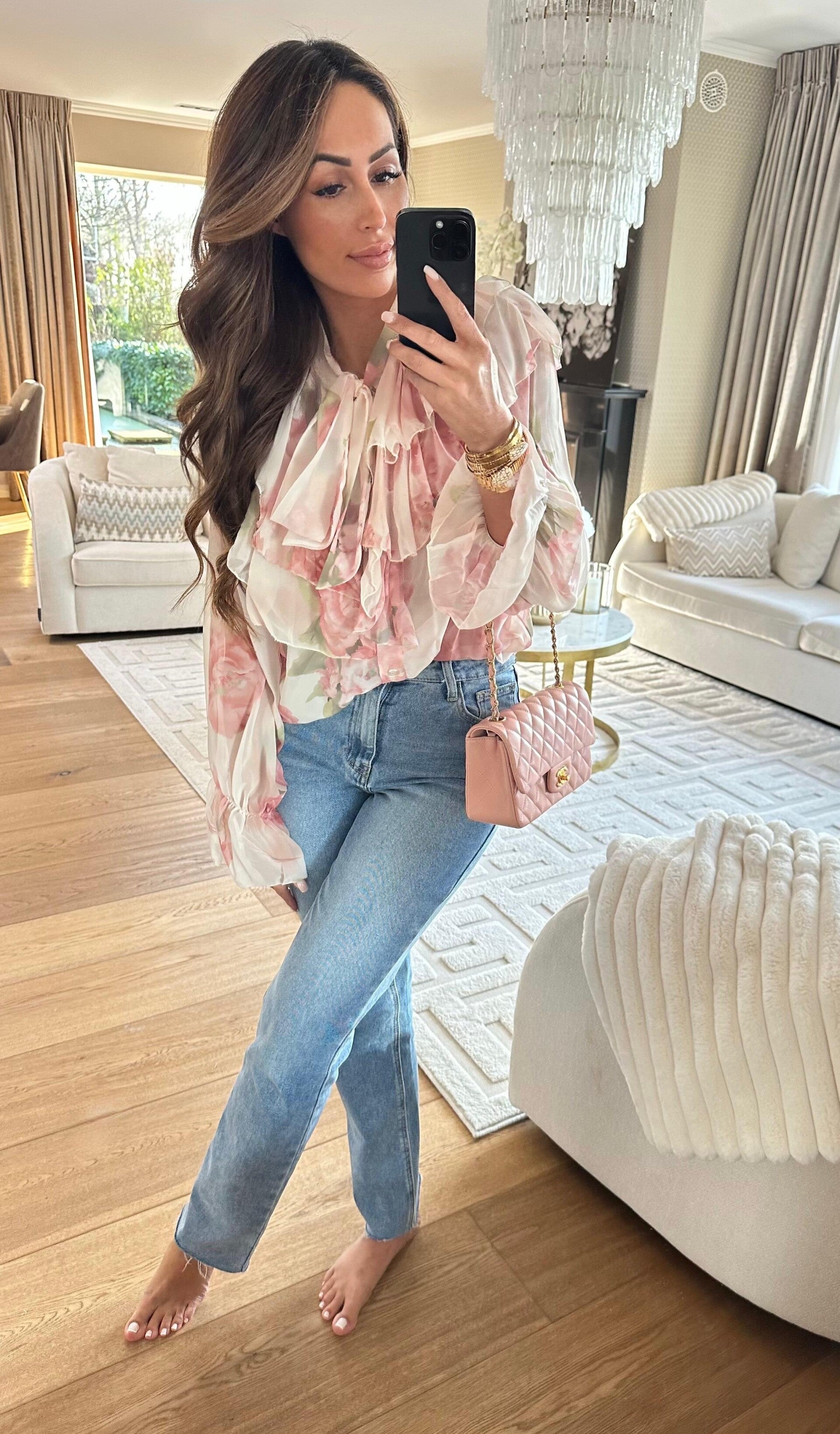 Pink Bloom Blouse