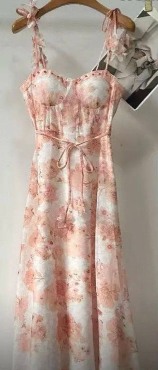 Orange Roman Dress