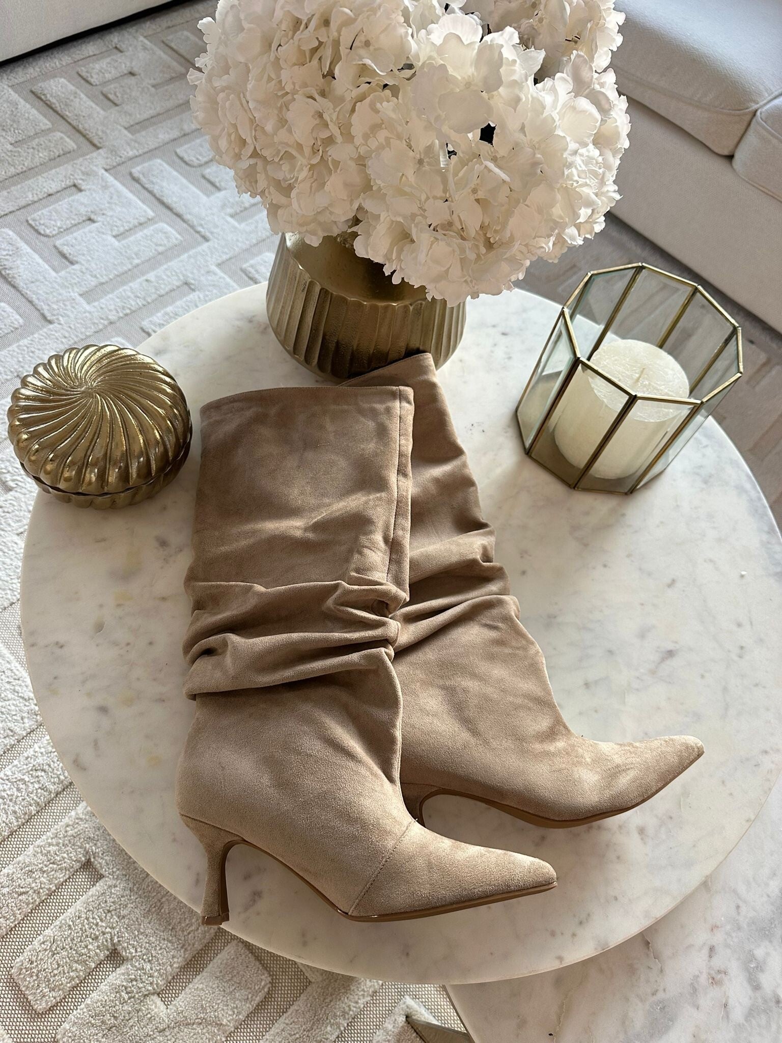 Boots Khaki Suede