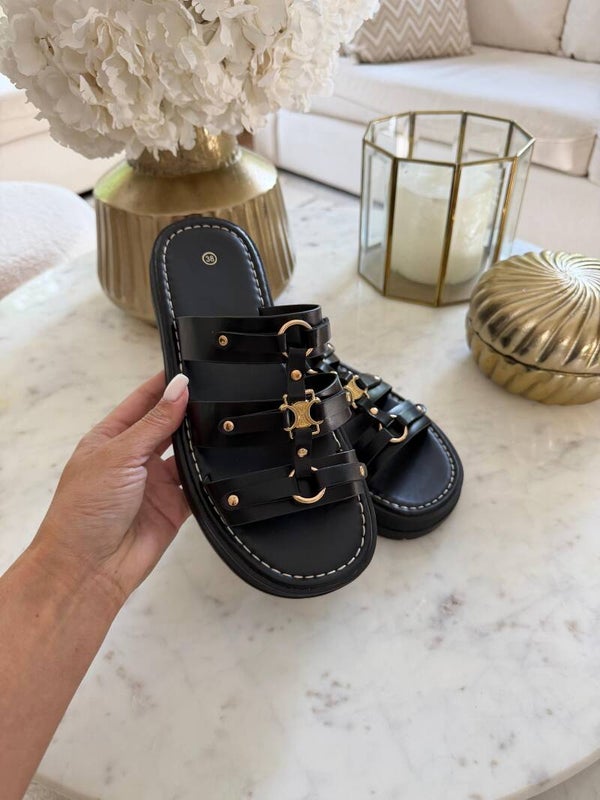 Cell Black Slipper