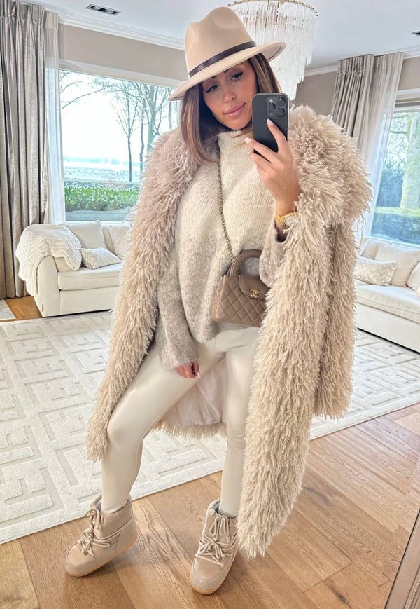 Furry Cream Coat