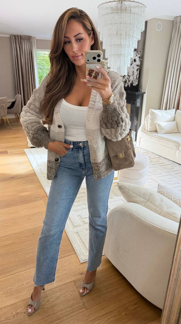 Taupe Bubble vest