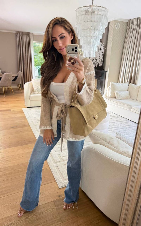 Beige Zebr Vest