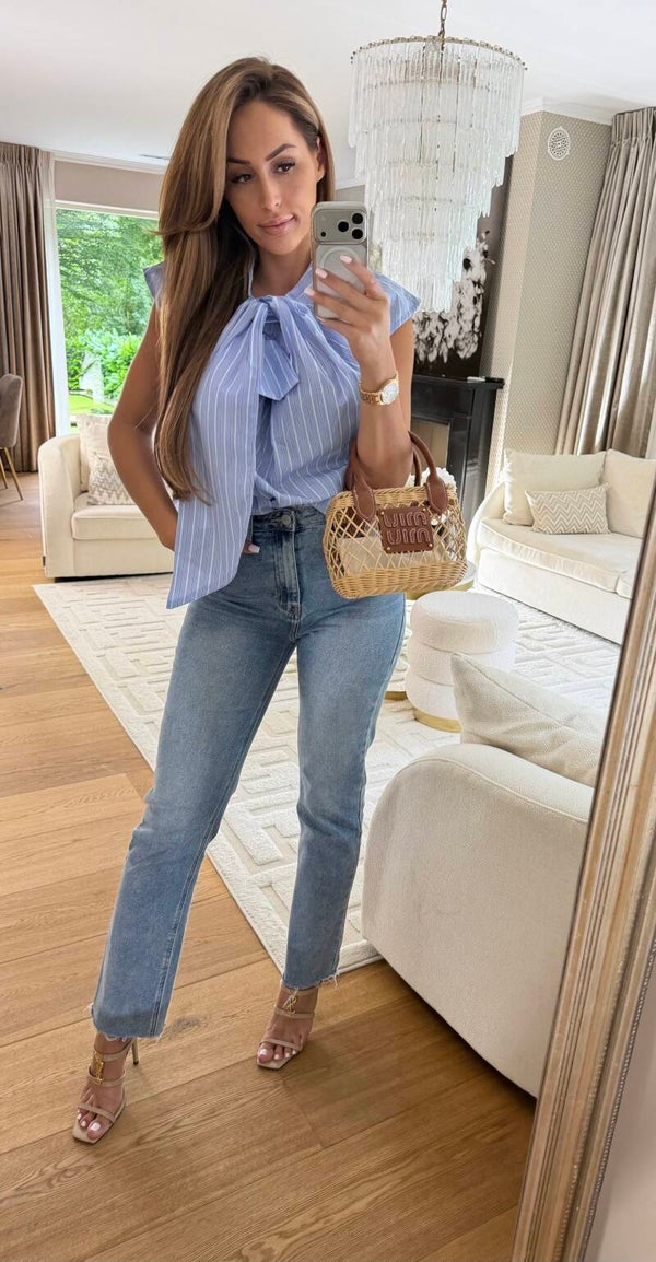 Stripe Blue Top