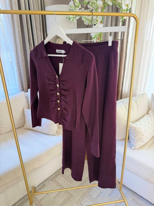 Burgundy Set Chic