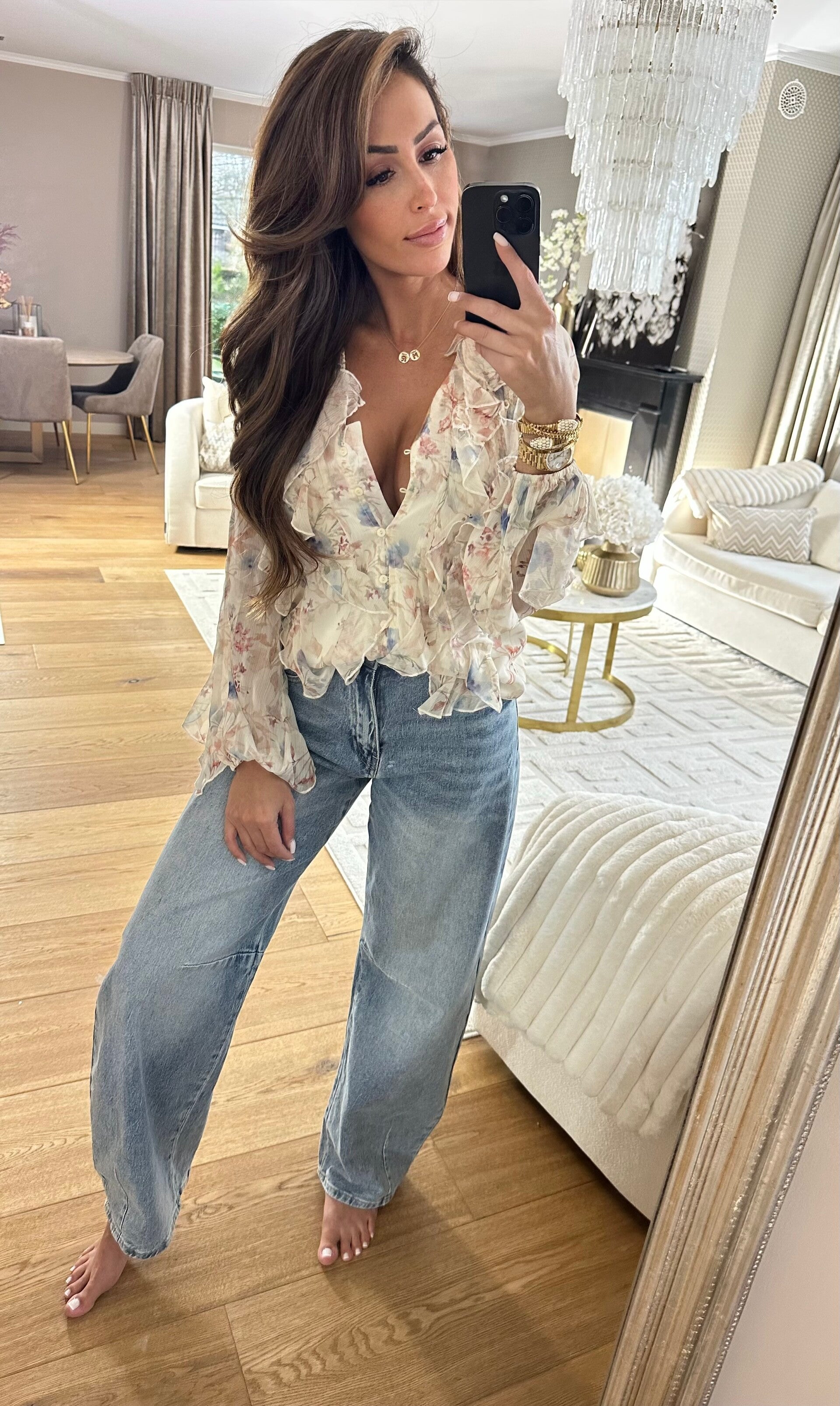 Crème Blouse Flow