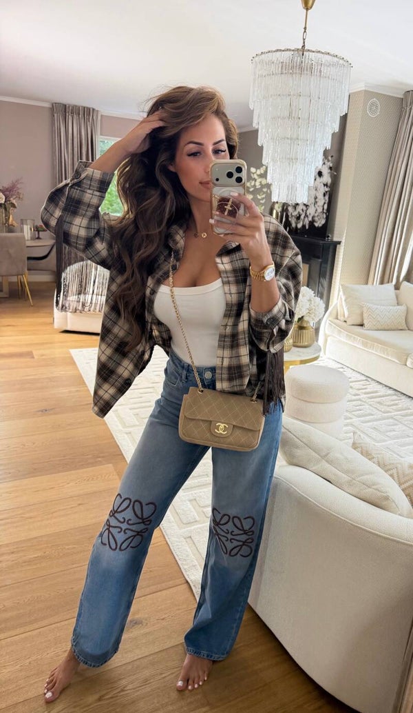 Fringe Brown Blouse