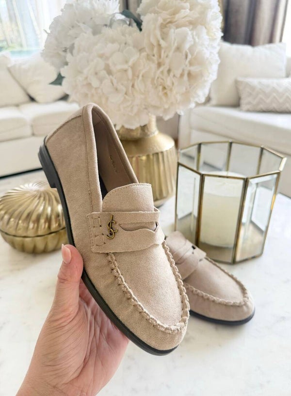 Loafers Y Beige