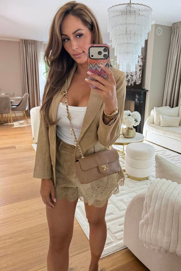 Suede Lace set