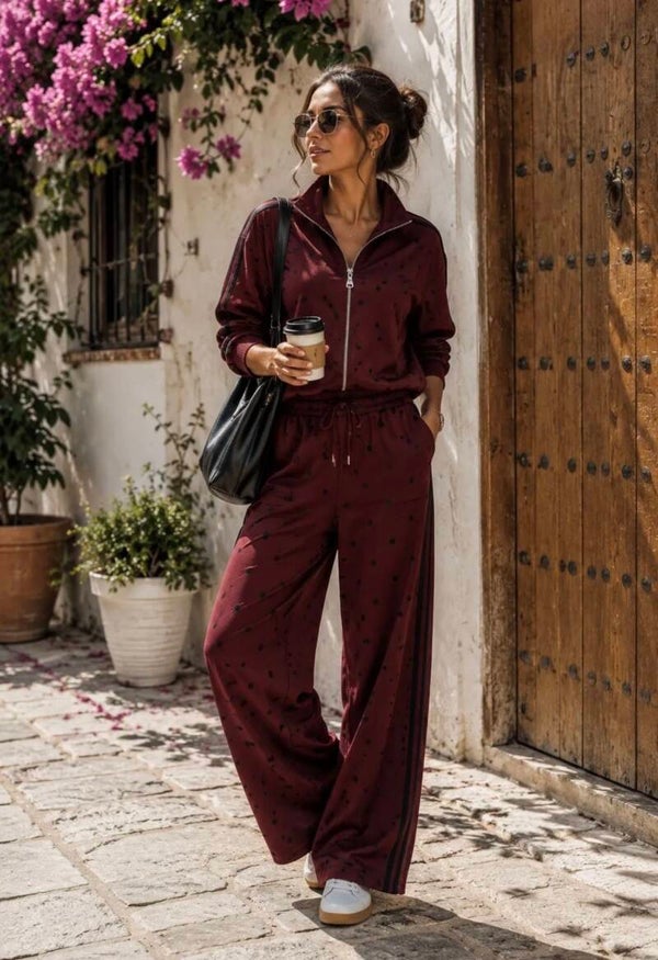 Bordeaux dott Set