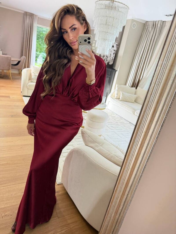 Bordeaux Dress long