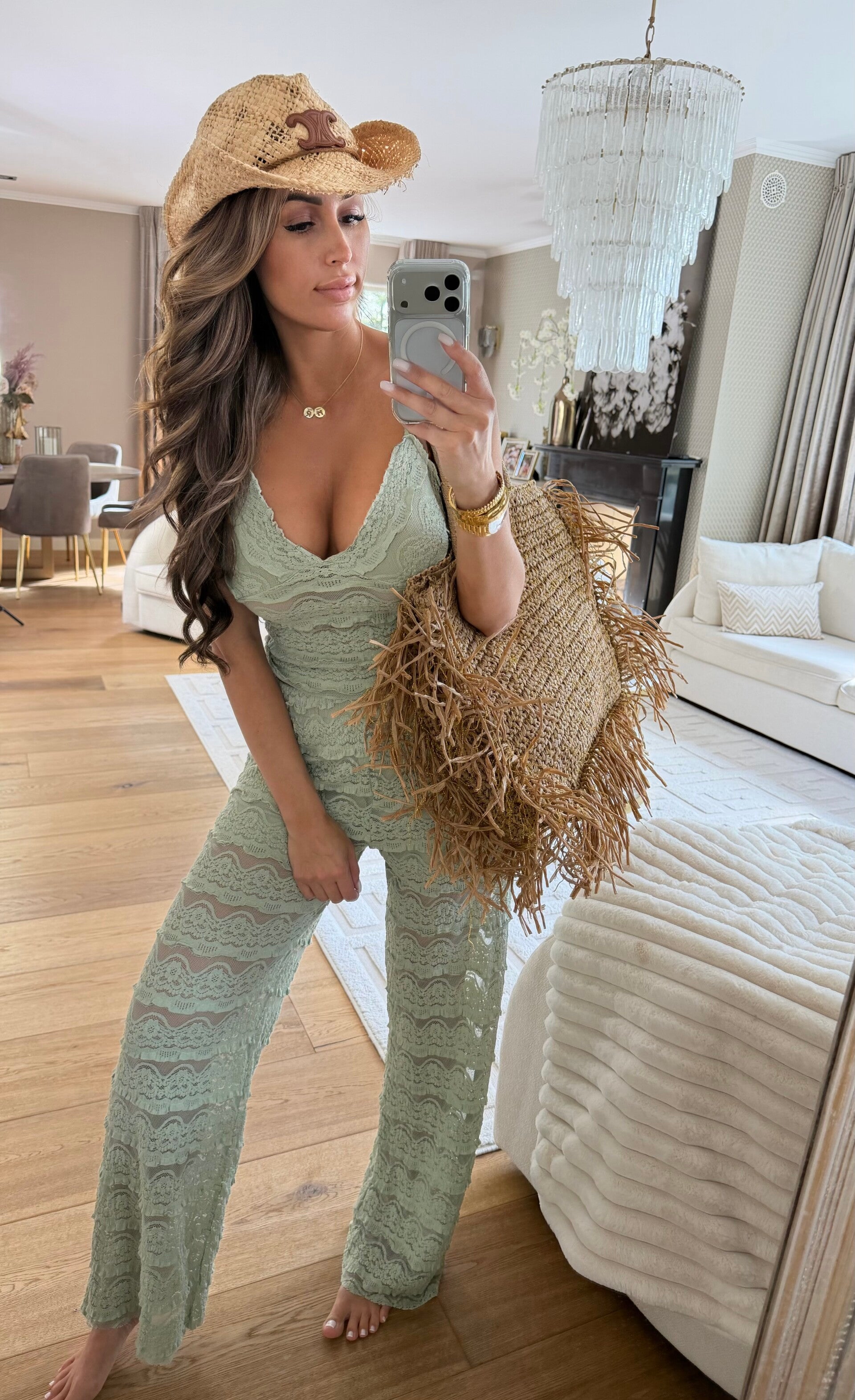 Lace Set Sweet Green