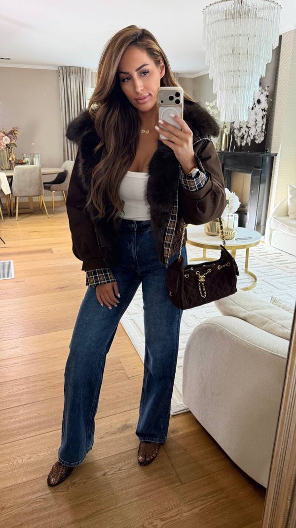 Jacket Brown Ruit