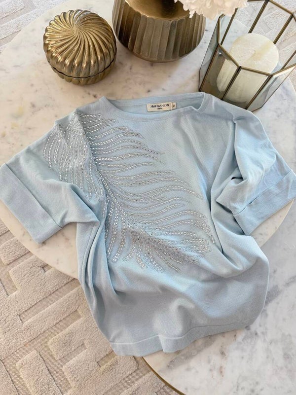 Sparkly Top Blue