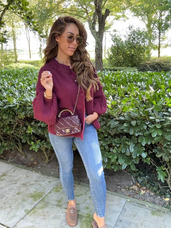 Bordeaux Vest bolletje