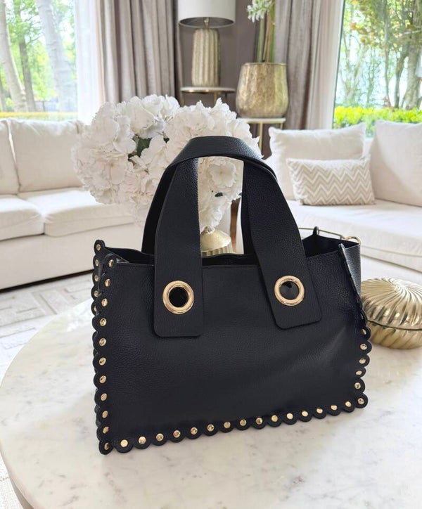 Stud tas Black