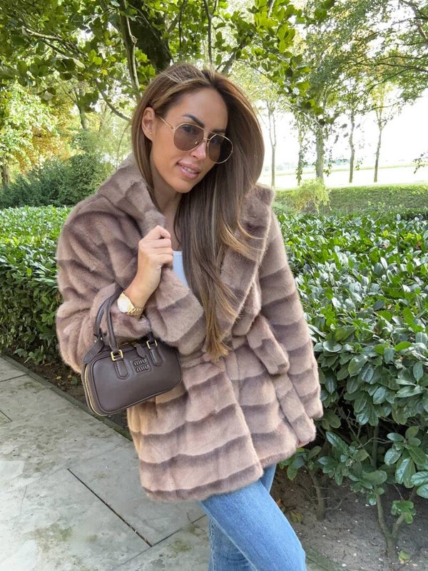 Fur Coat Cappu Taupe