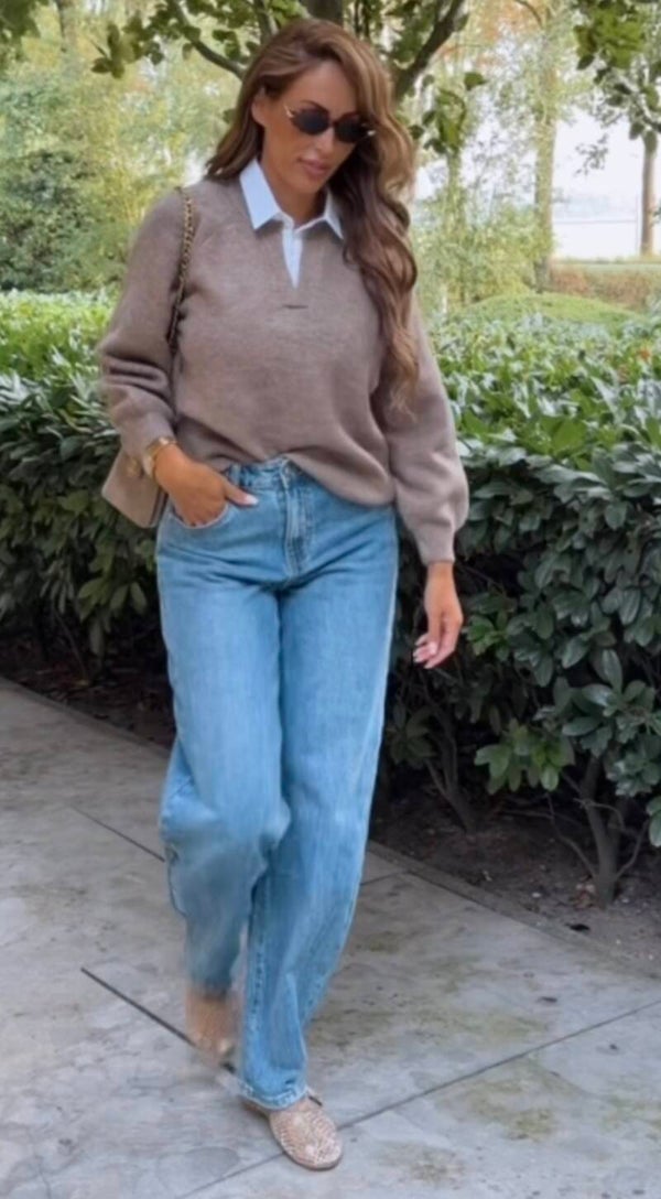 Blouse/Trui Taupe