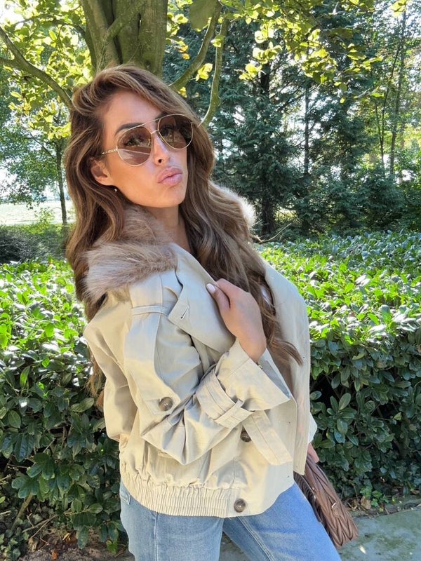 Furry Trench Short