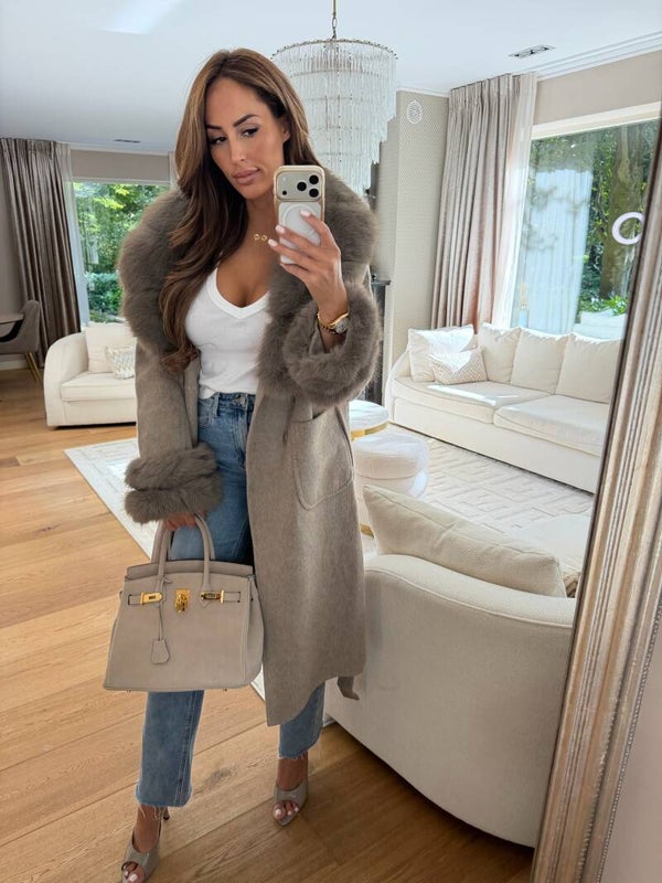 Fur long Coat