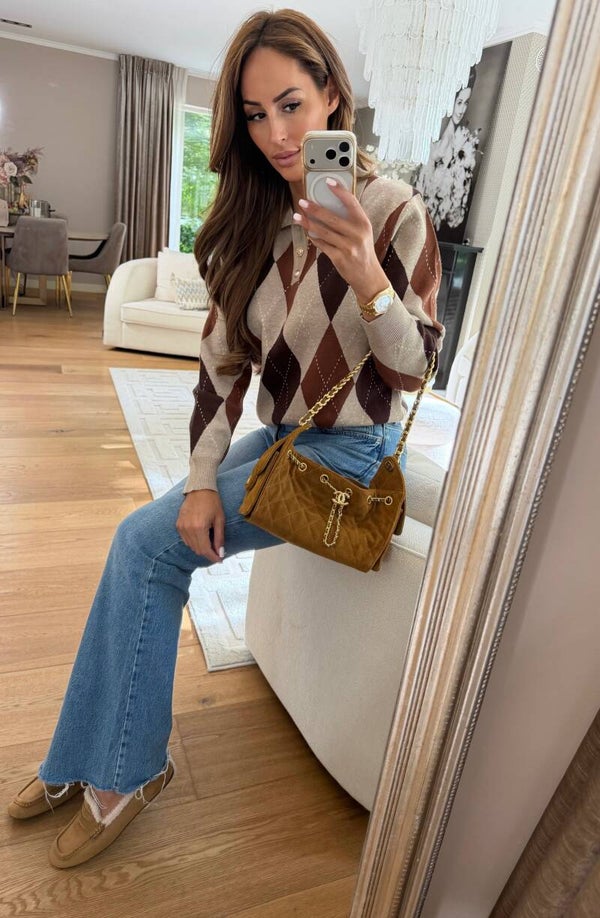 Camel ruit top