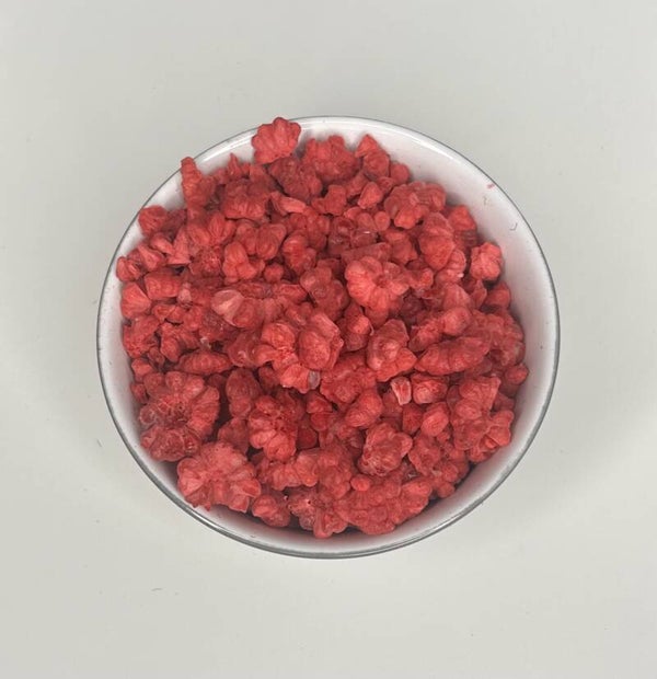 Framboises émiettées du Québec