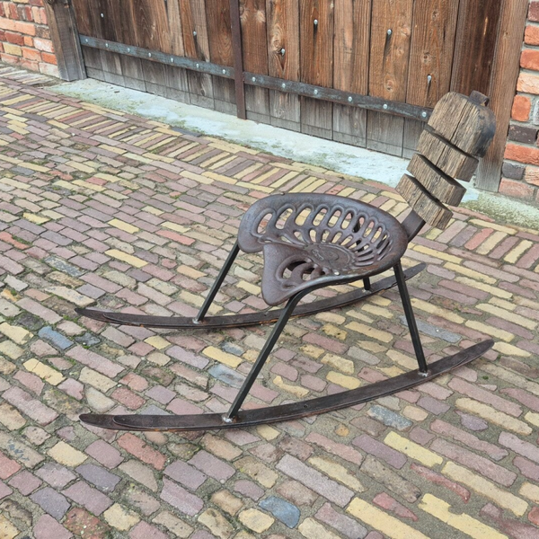 The Rustic Roller chair