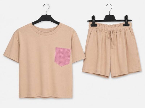 Set met glitterzak