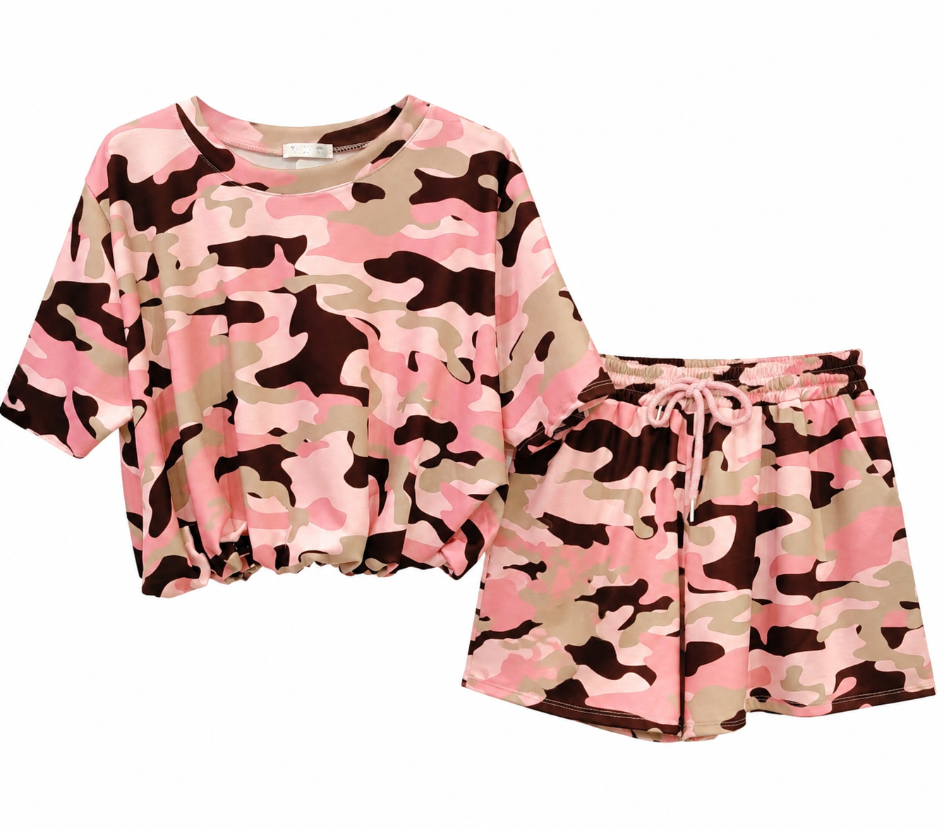 Camouflage set roze