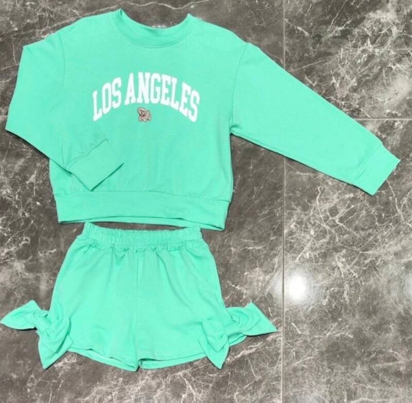 Los angeles set mintgroen