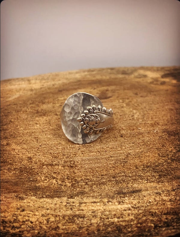 Silver Spoon ring size 0