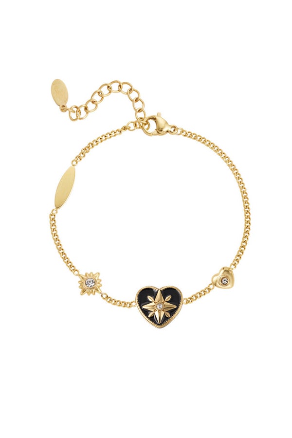 Armband "Black heart"