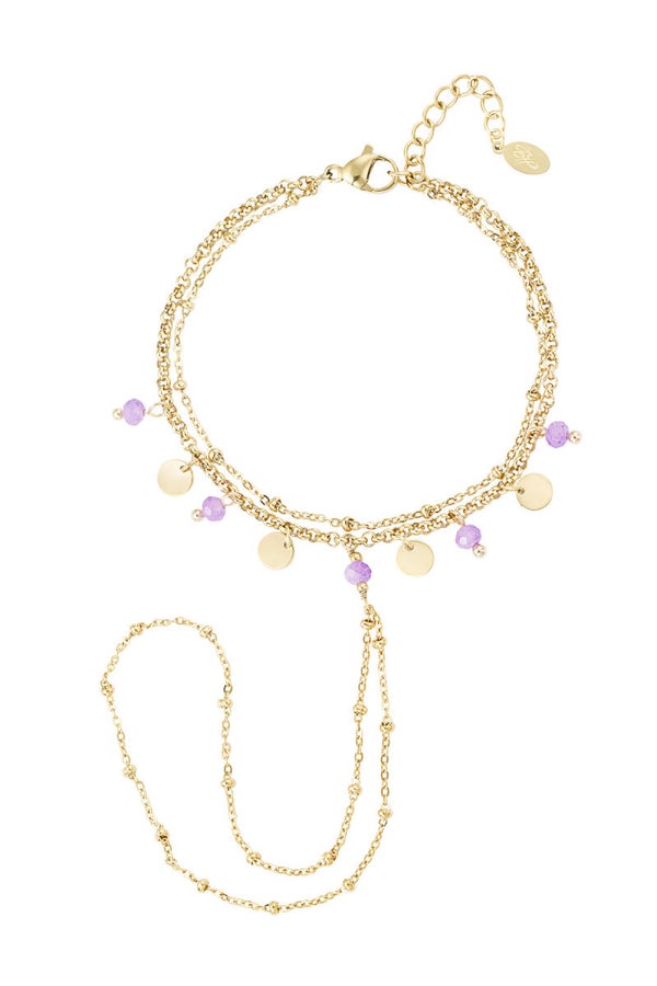 Armband "Purple rain"