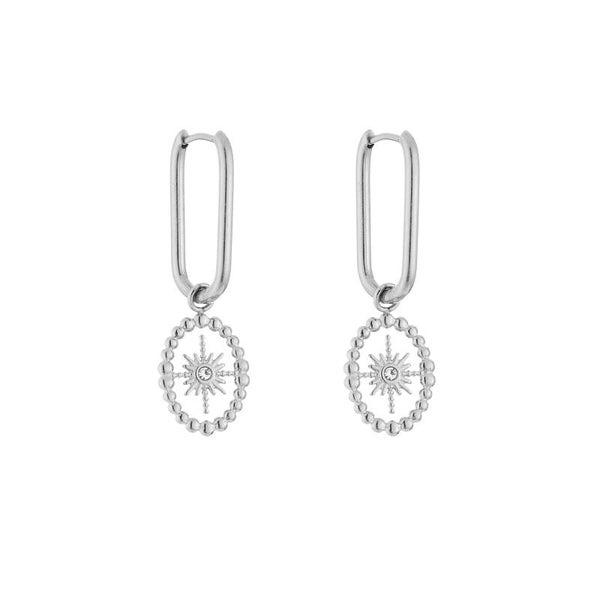 Oorbellen "Morning star"