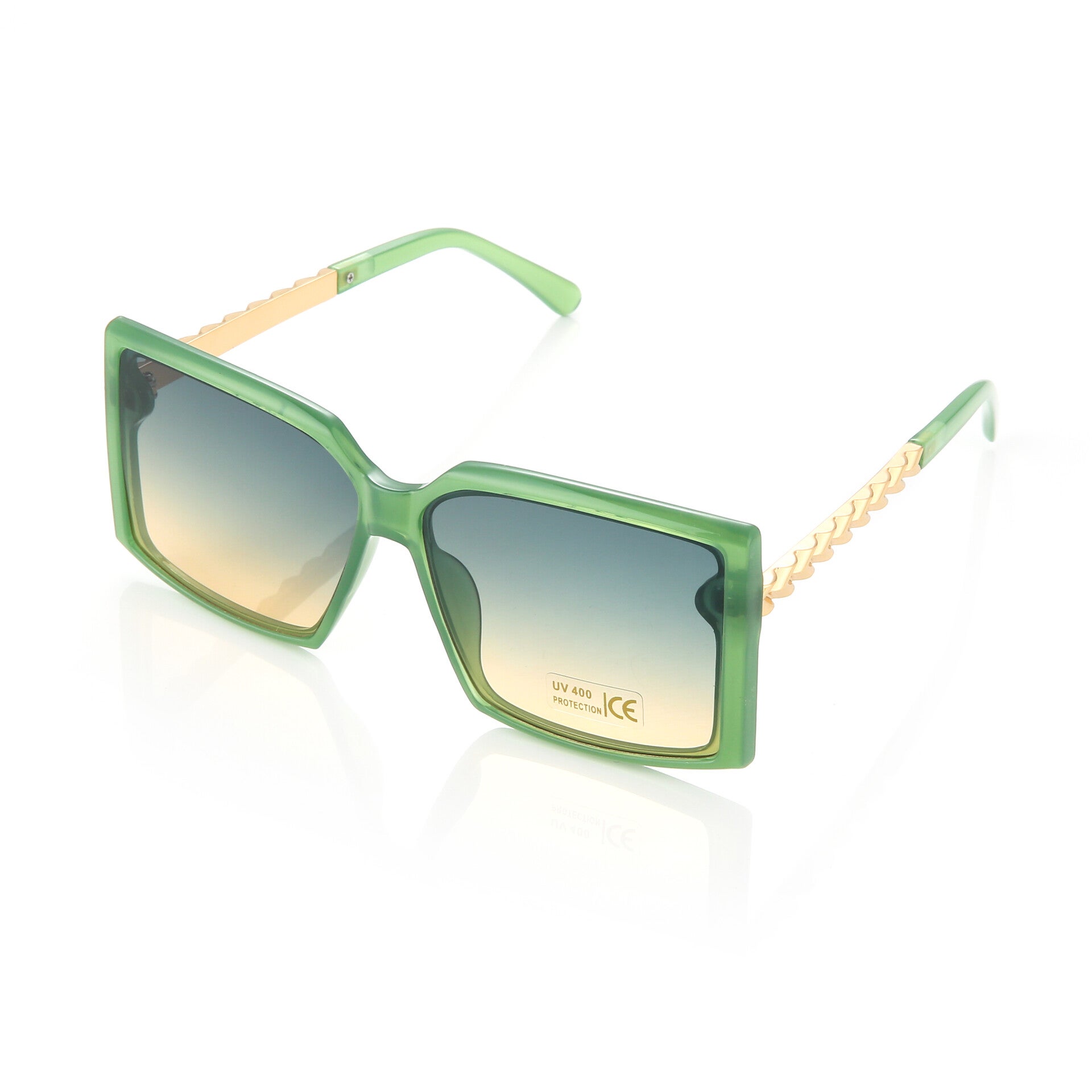 Zonnebril "Golden greeny"