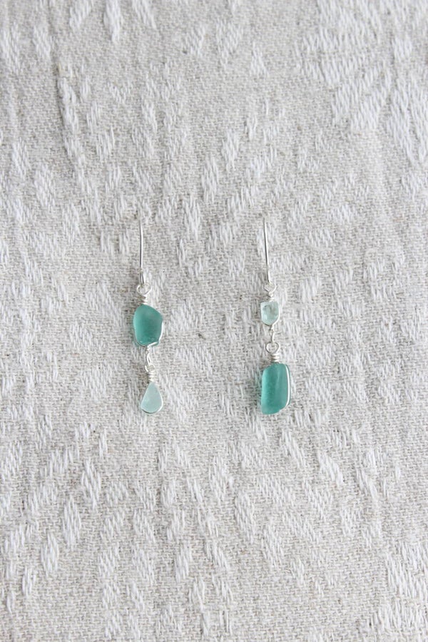 Boucles d'oreilles du lac #355