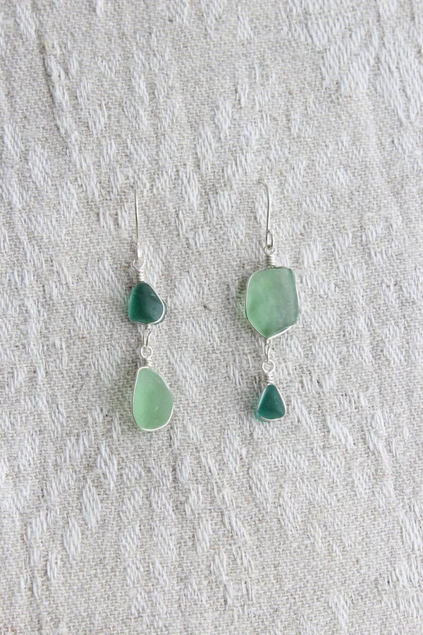 Boucles d'oreilles du lac #356