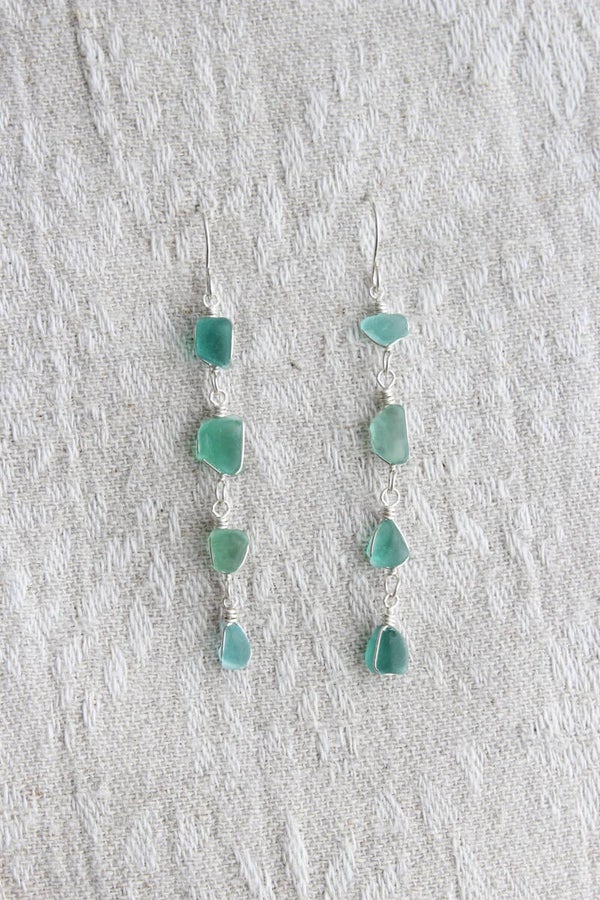 Boucles d'oreilles du lac #357