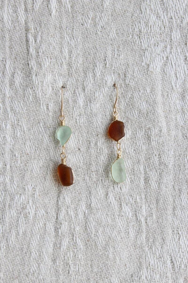Boucles d'oreilles du lac #391
