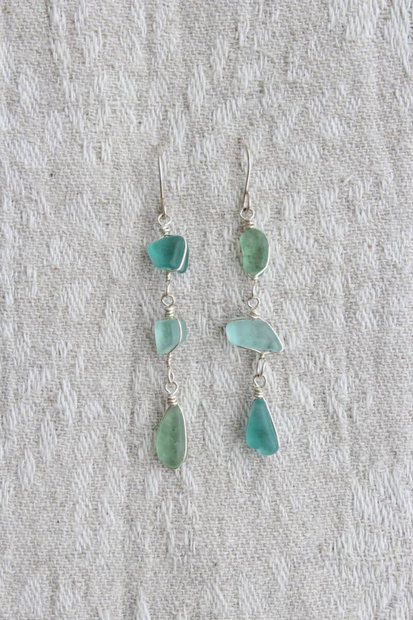 Boucles d'oreilles du lac #417