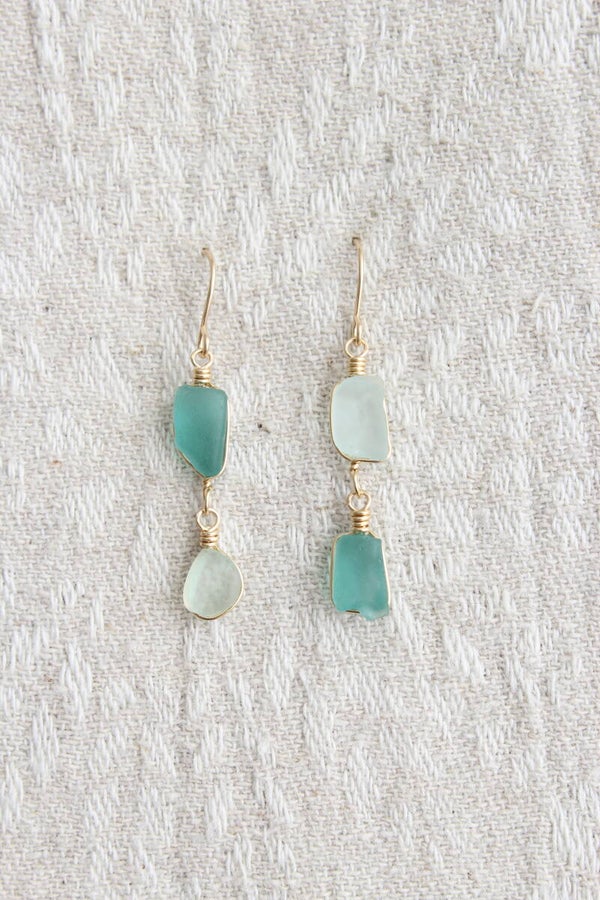 Boucles d'oreilles du lac #494