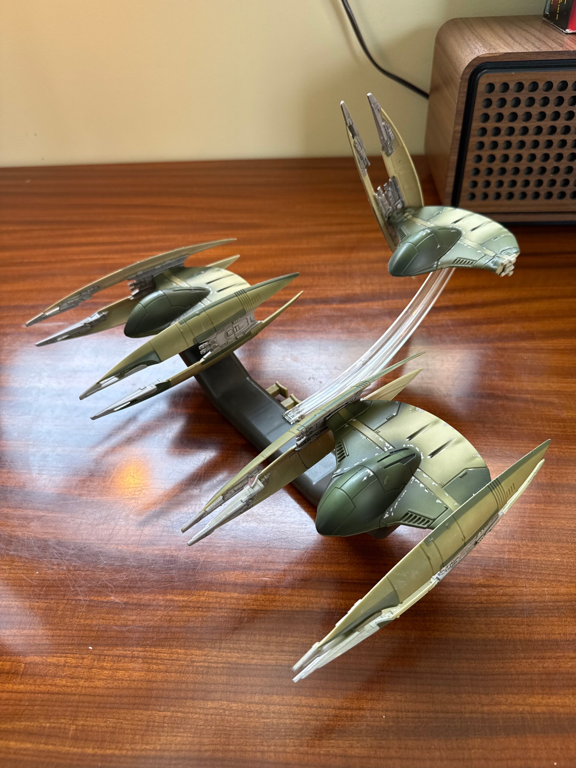 Incomplete droid starfighters set