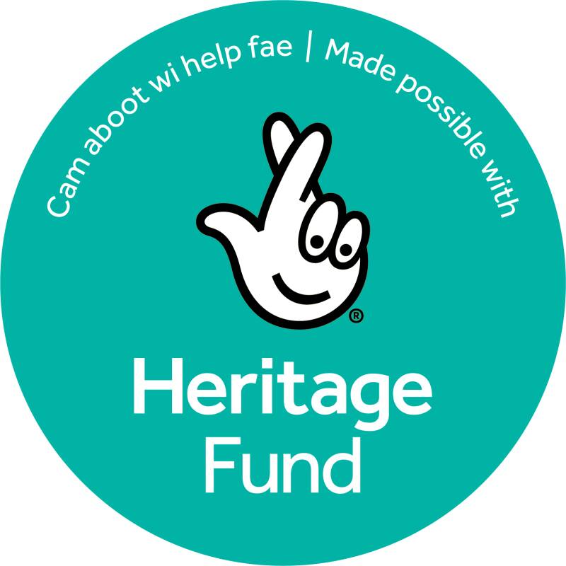 Green and white Heritage Fund logo