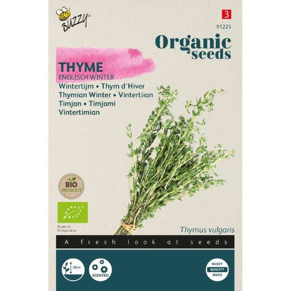 Buzzy® Organic Tijm – Thymus vulgaris – Productcode 91225