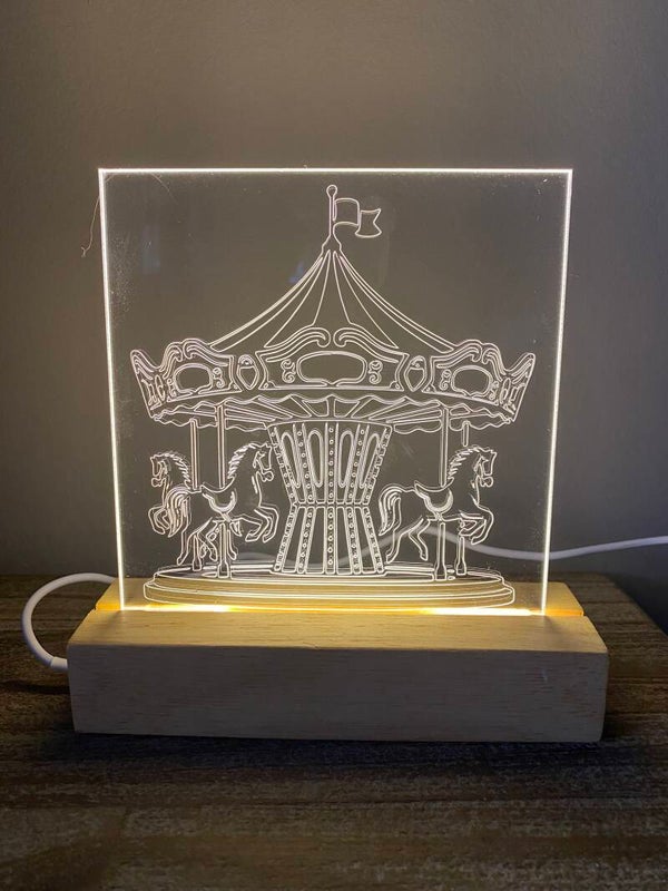 Nachtlampje/sfeerlicht carrousel