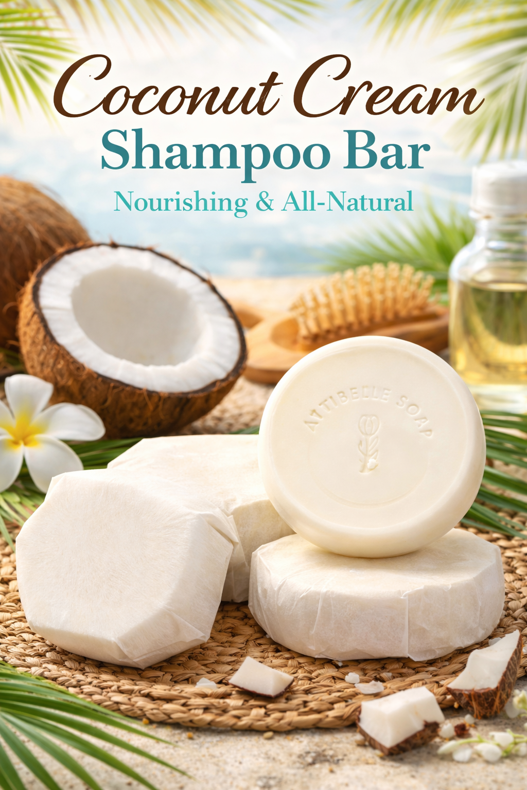 Coconut Cream Shampoo Bar