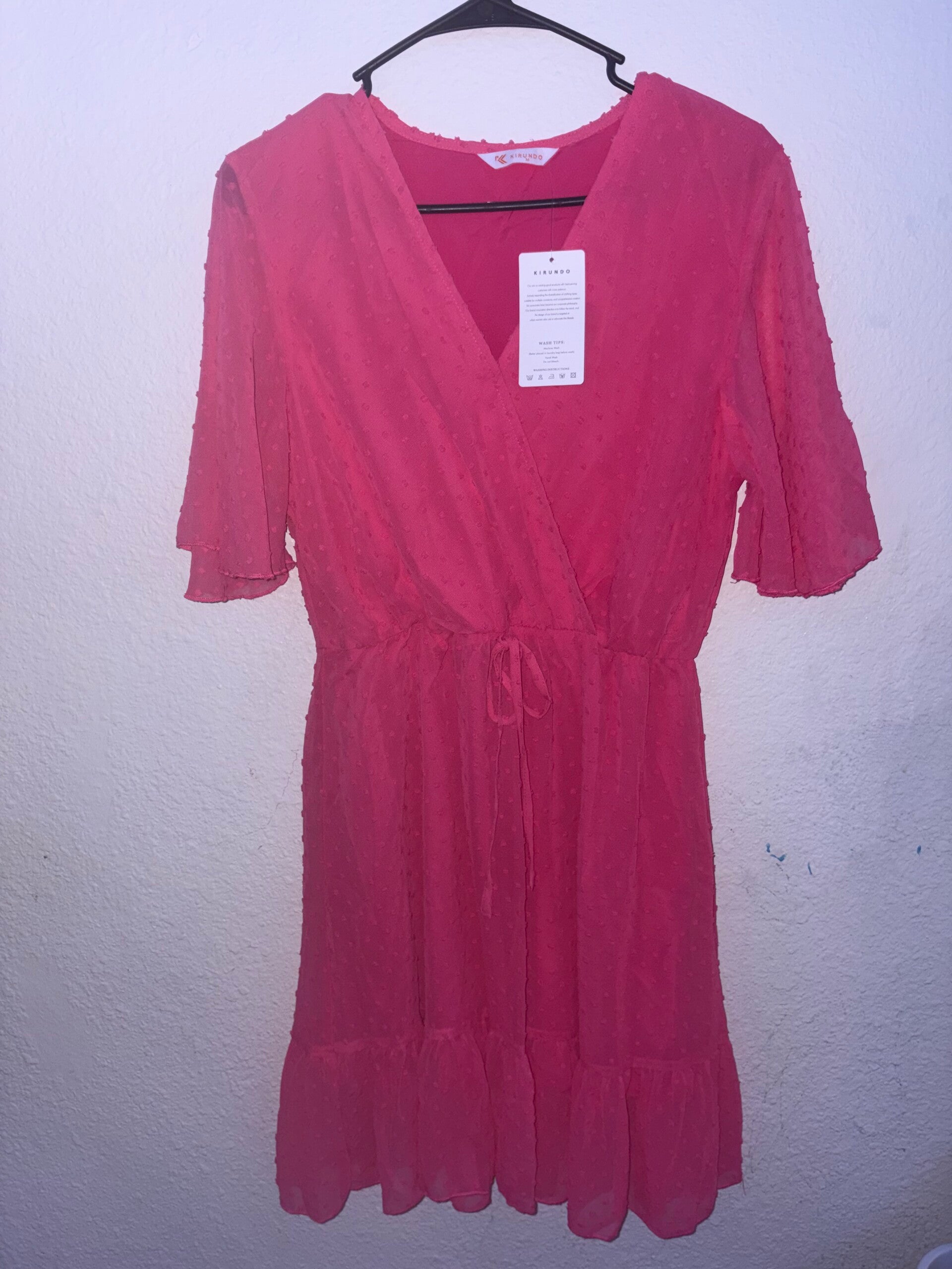 pink summer dress