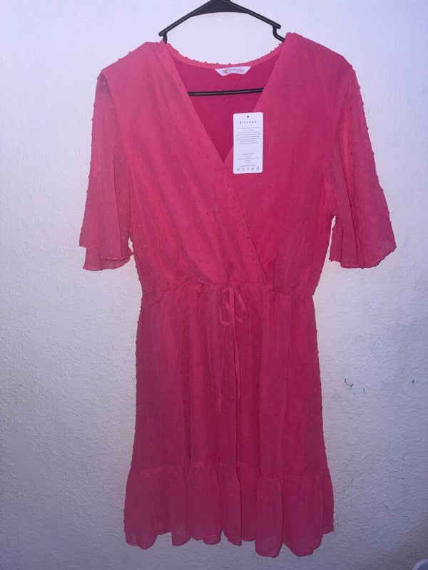 pink summer dress